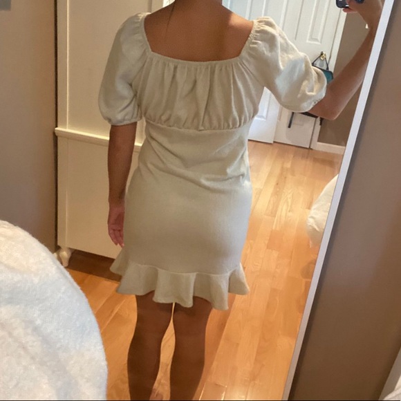 ALMOST FAMOUS BEIGE DRESS - Picture 3 of 4